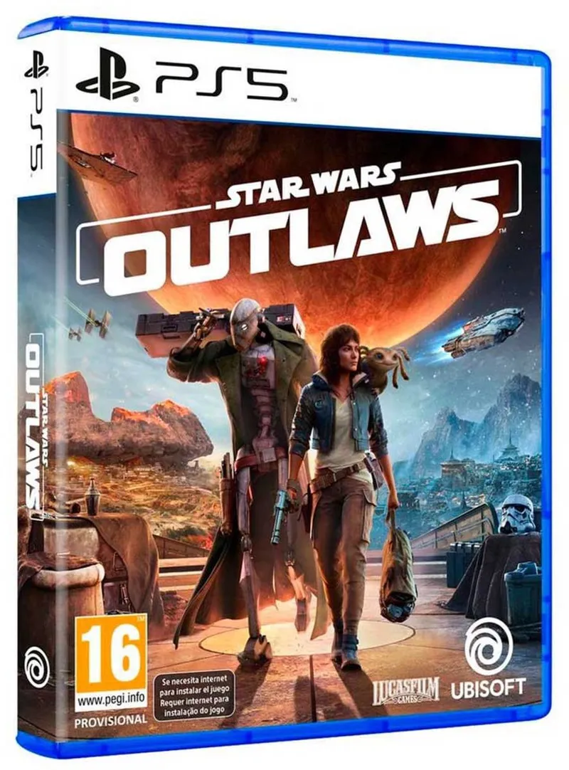 Playstation Games Star Wars: Outlaws Transparant PAL