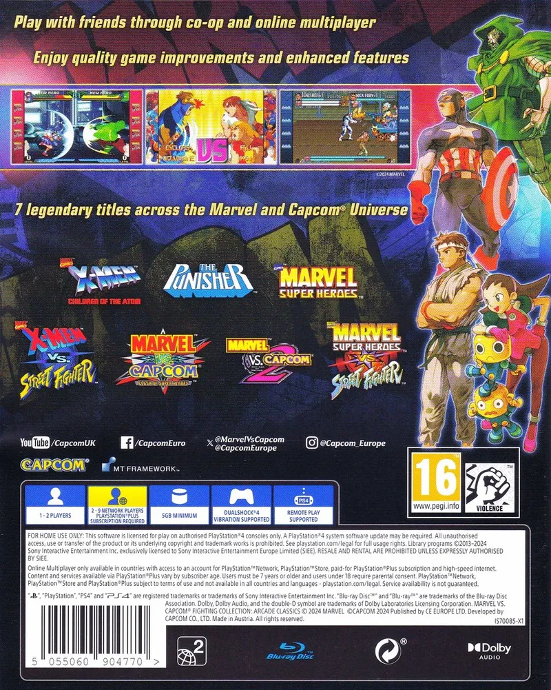 Marvel vs Capcom Fighting Collection - Arcade
