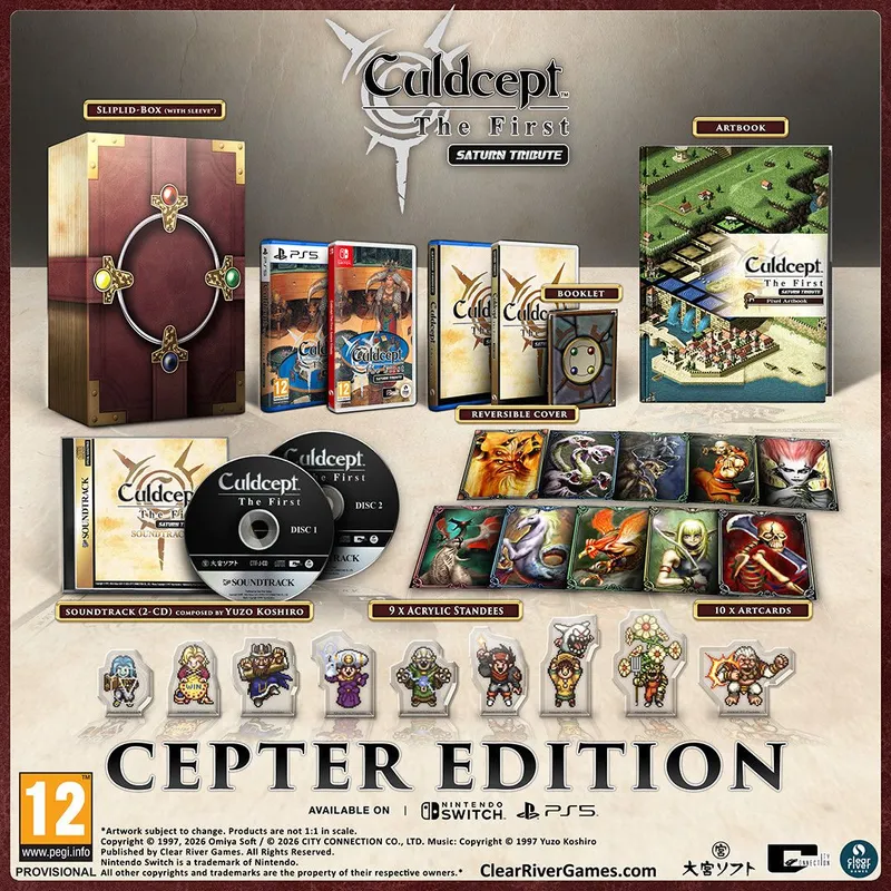 Culdcept The First Saturn Tribute (Ceptor Edition) - - Turn-based