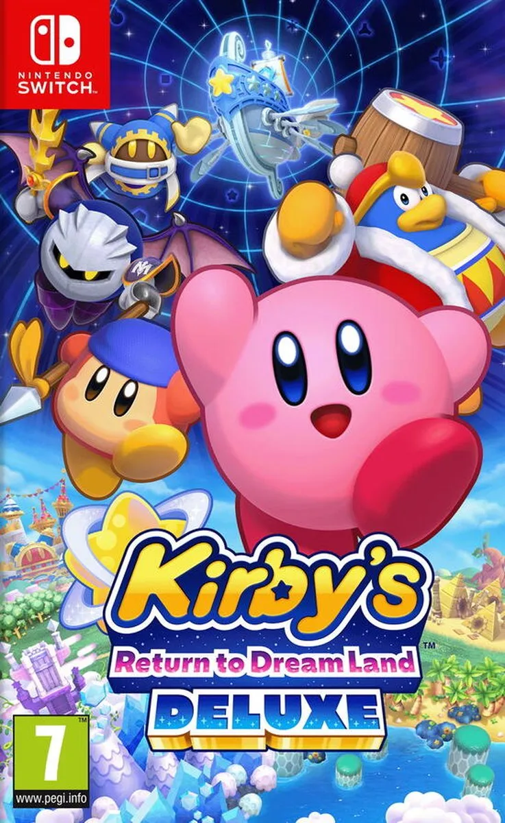 Video game for Nintendo Kirby's Return to Dream Land Deluxe