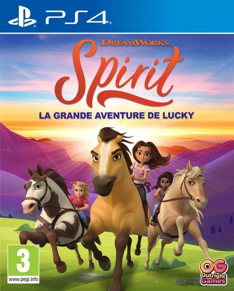 Spirit: Lucky's Big Adventure (verpakking Frans, game Engels