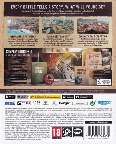 Company of Heroes steelbook edition ( tweedehands game