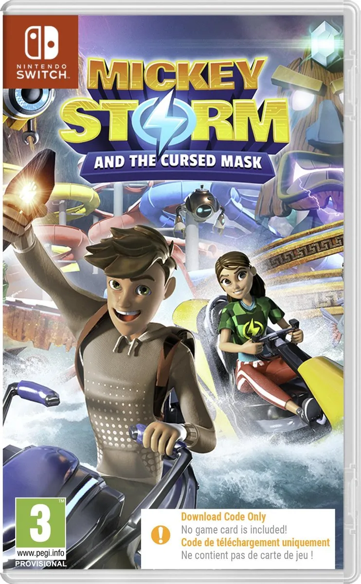 Mickey Storm and the Cursed Mask - (Code in a Box