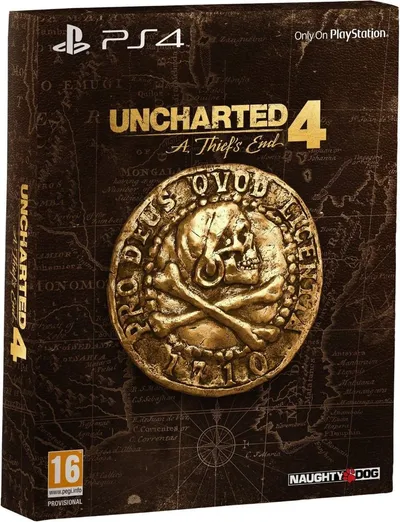 Uncharted 4: A Thief's End - - EN/FR/PT/AR Bundle Cover. Afspeelbaar in het Engels