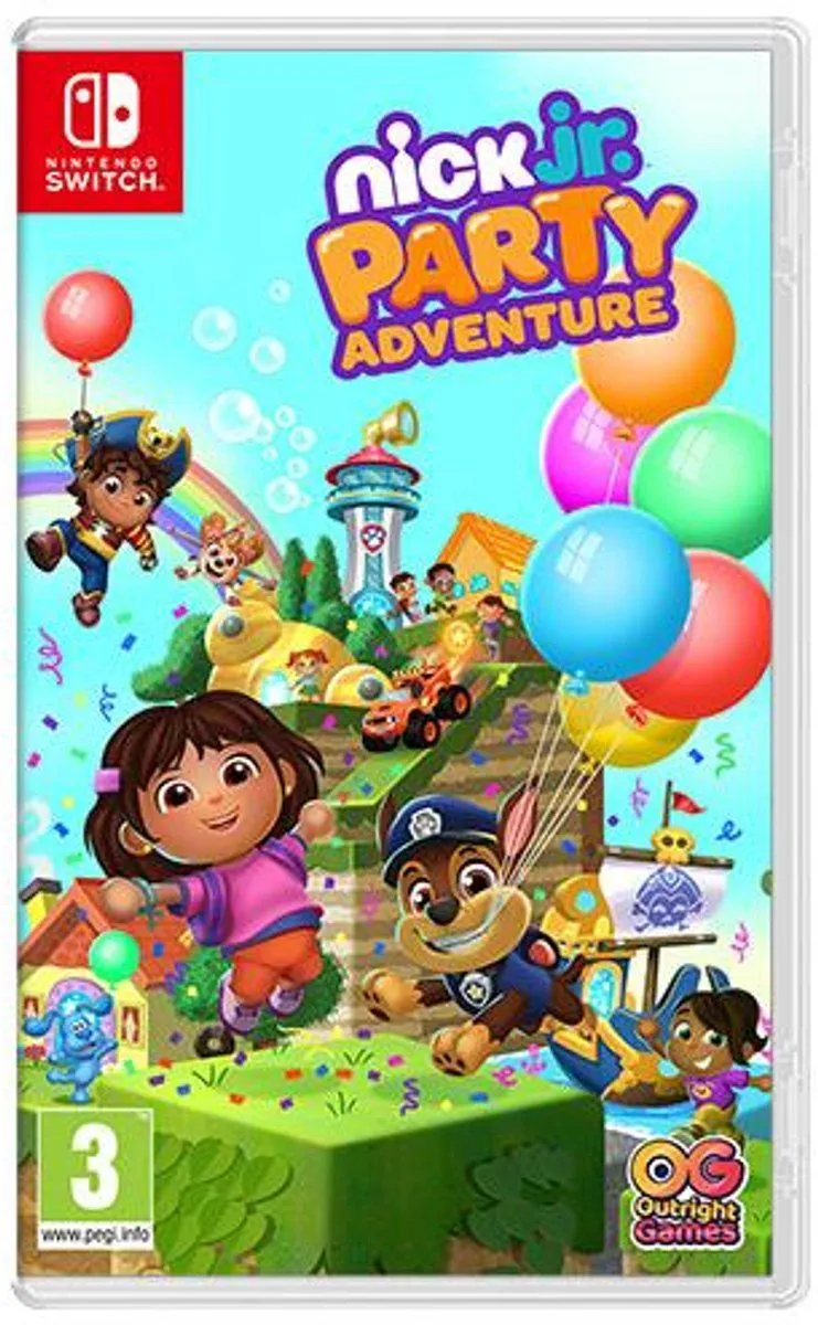 BANDAI NAMCO Entertainment Nick Jr. Party Adventure Standaard Arabisch, Deens, Nederlands, Fins, Noors, Pools, Zweeds