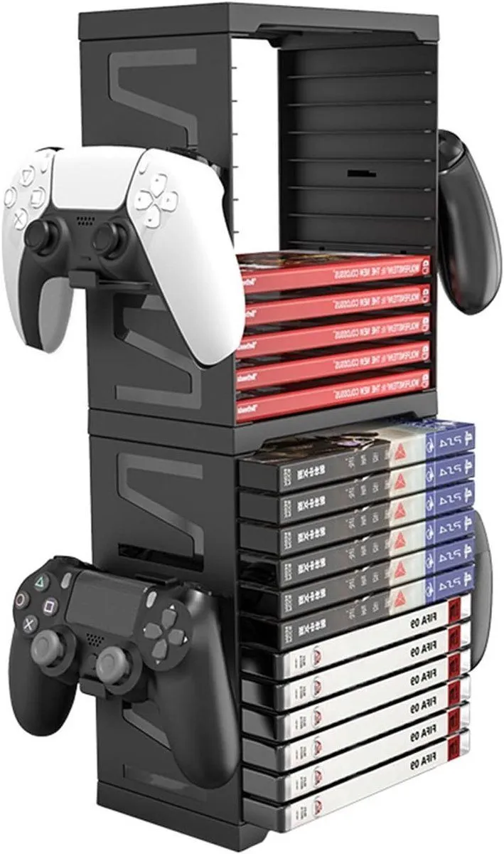 Videogame Opbergstandaard voor Game Cases en Game Card Box - Opslag voor 24 Spellen, Organizer voor , , Xbox en