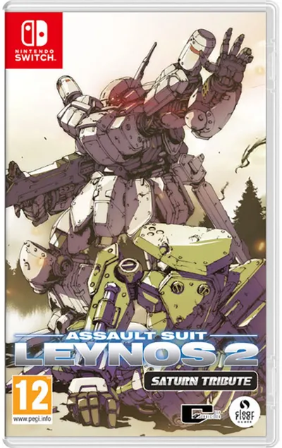 Nintendo Games Assault Suit Leynos 2 Saturn Tribute Paars
