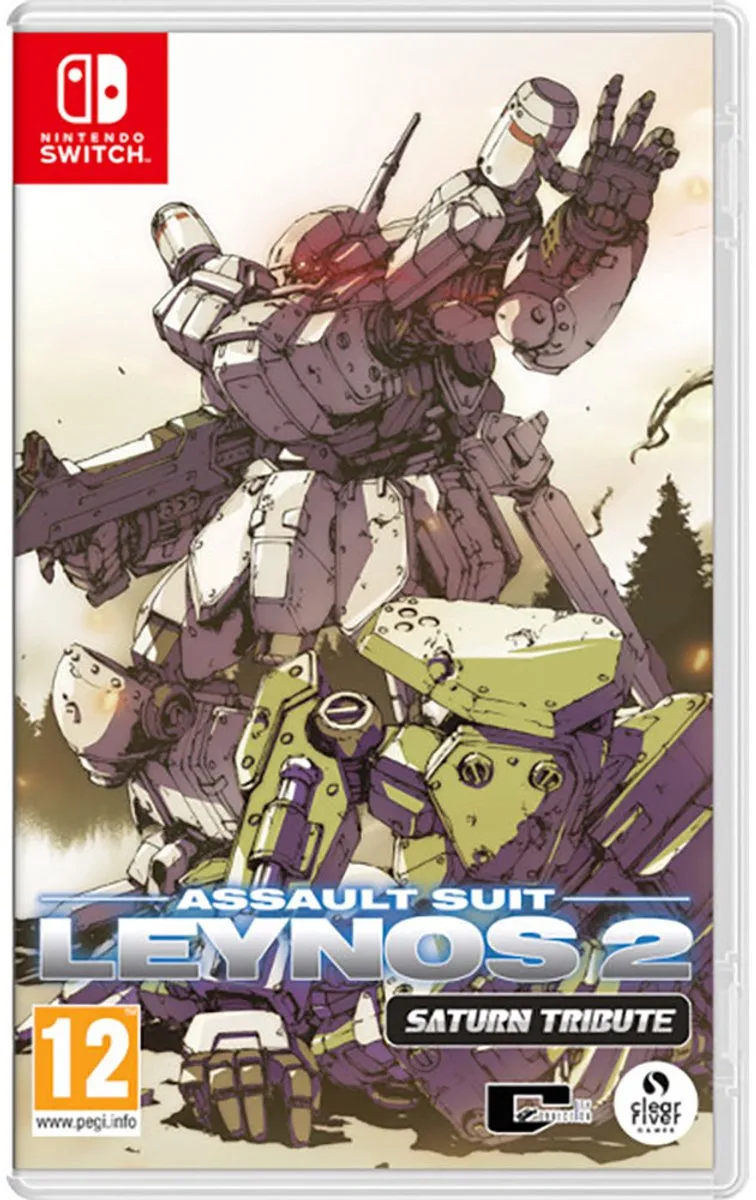 Nintendo Games Assault Suit Leynos 2 Saturn Tribute Paars