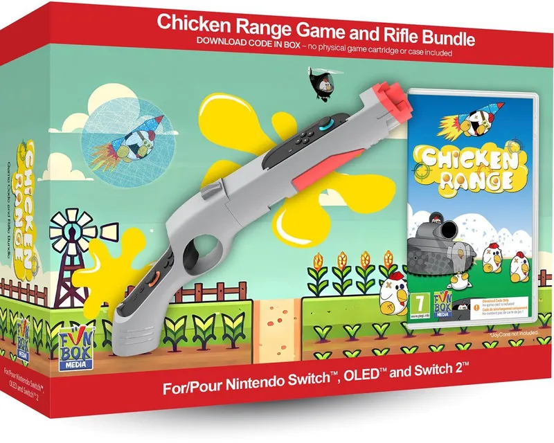 Chicken Range Game with Rifle Bundle (Code in a Box) - - Schieten