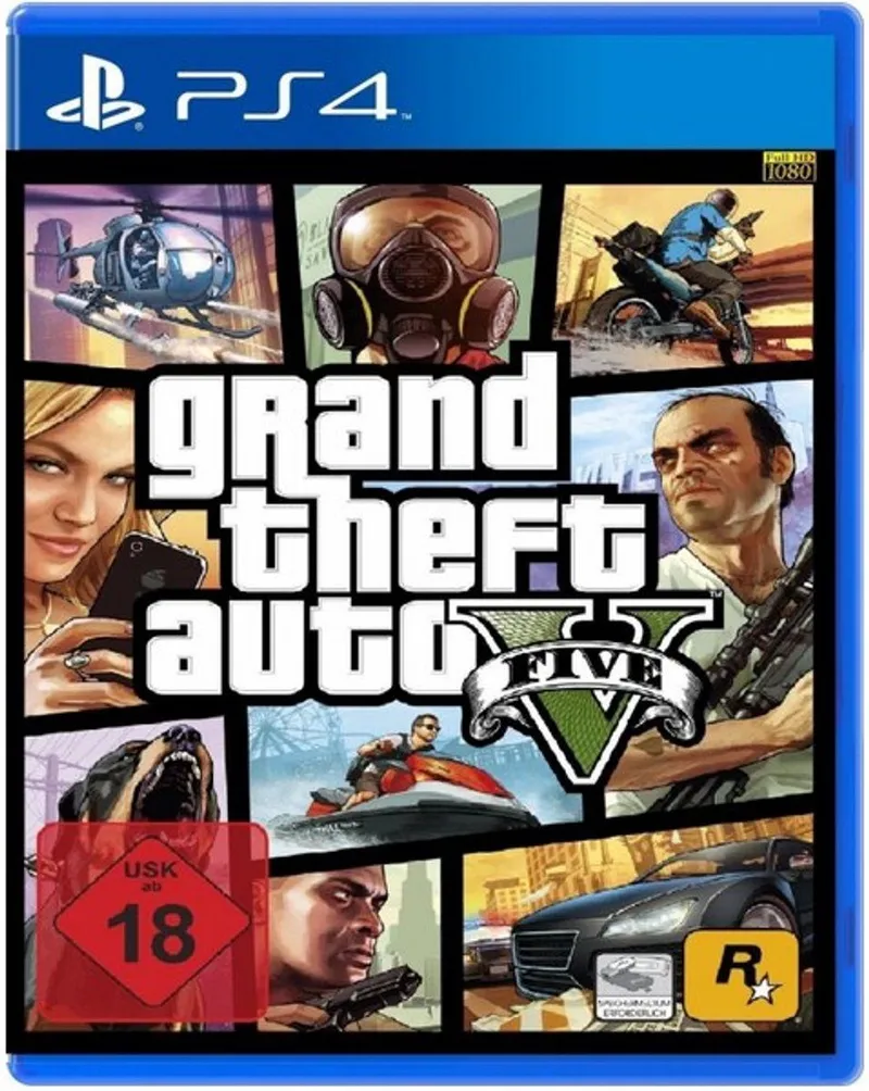 Take-Two Interactive GTA V, Standaard Engels
