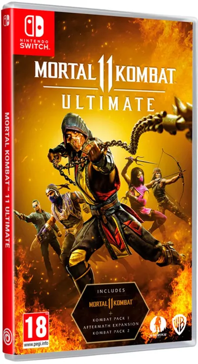NSW Mortal Kombat 11 - Ultimate Edition (Includes Kombat Pack 1 & 2 + Aftermath Expansion) (Code in a Box