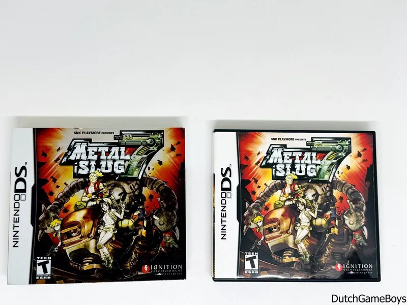 Nintendo DS - Metal Slug 7 + Sleeve + Soundtrack + Poster - USA