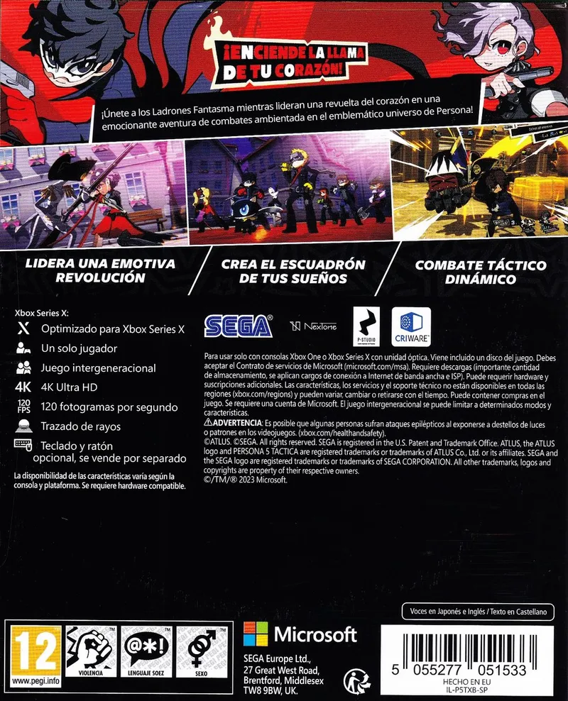 Persona 5 - Tactica - ES