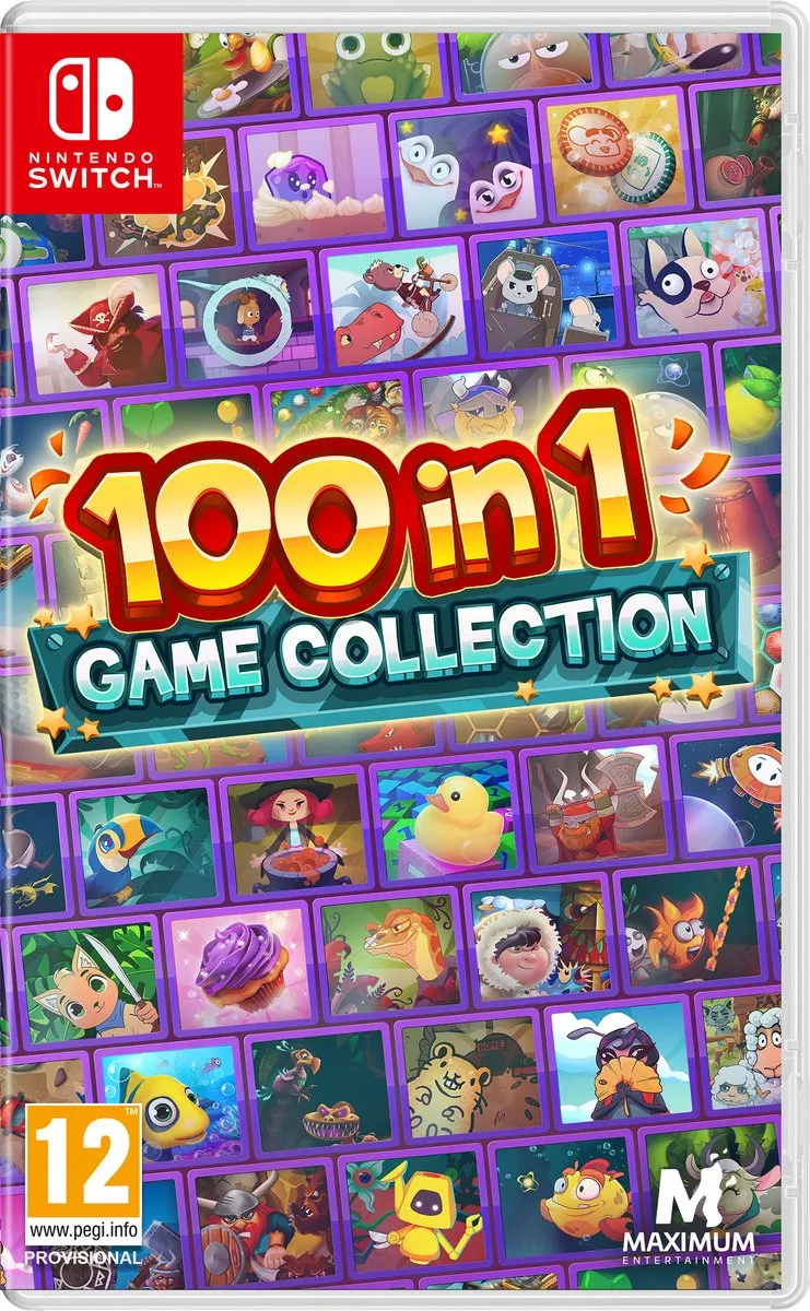 Maximum Games 100 In 1 Game Collection Duits, Engels, Spaans, Frans, Italiaans