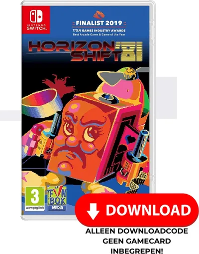 Nintende game Horizon Shift '81 (Code in a Box