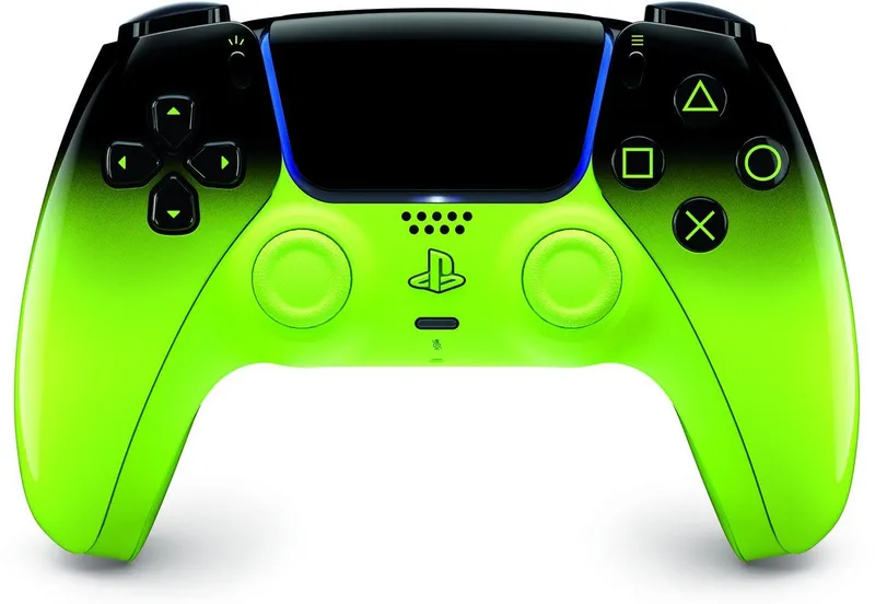 Sony DualSense Remix Green New Edition - Draadloze gamecontroller - Bluetooth en USB-C - Compatibel met en PC - Bewegingssensoren en vibratie