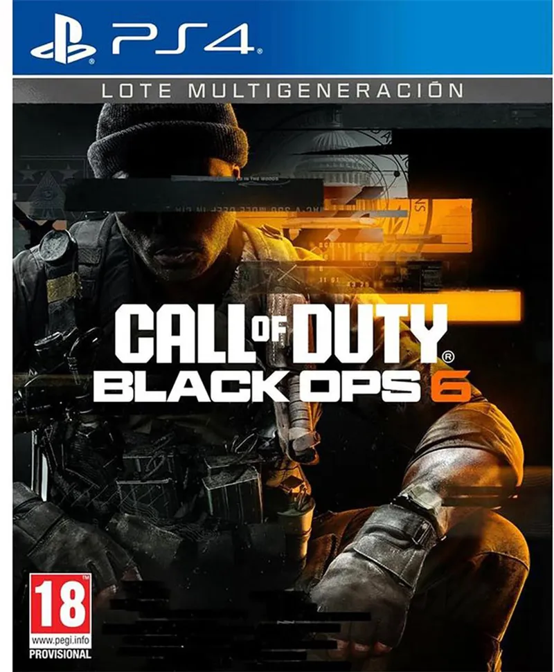 Playstation Games Call Of Duty Black Ops 6 Transparant PAL