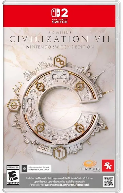 Nintendo Games Civilization Vii Ciab Transparant PAL