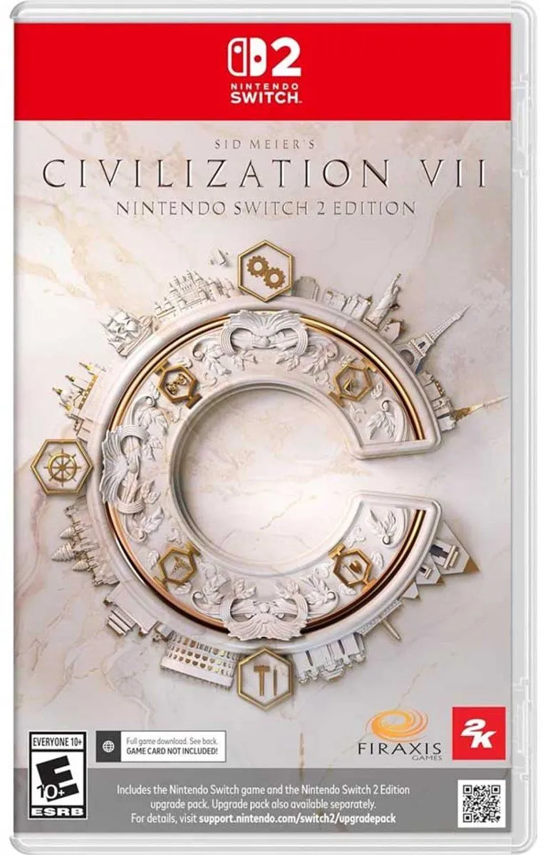 Nintendo Games Civilization Vii Ciab Transparant PAL