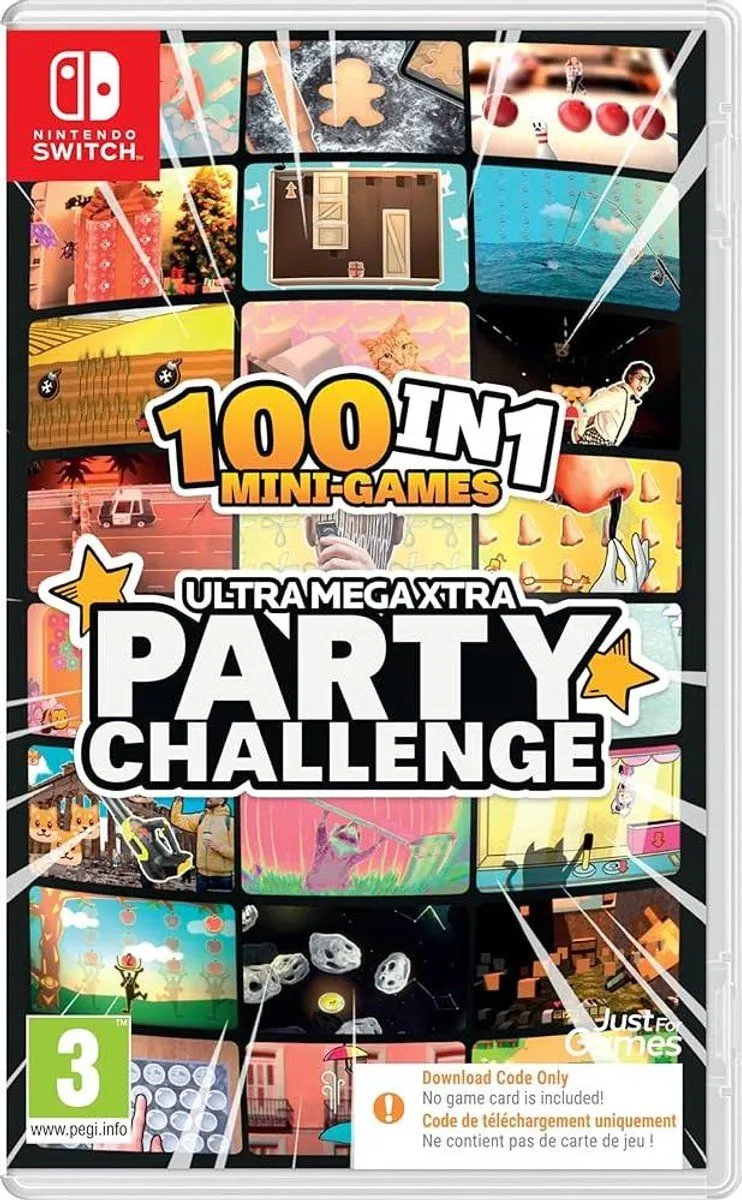 100 in 1 Mini Games - Partyspel - Voor de gehele familie - Card in the Box