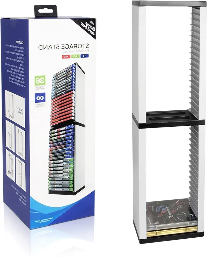 Opslagtoren voor Game Discs - Disc Rack voor 36 Spellen, Ideaal voor en Organisatie van Game Collectie