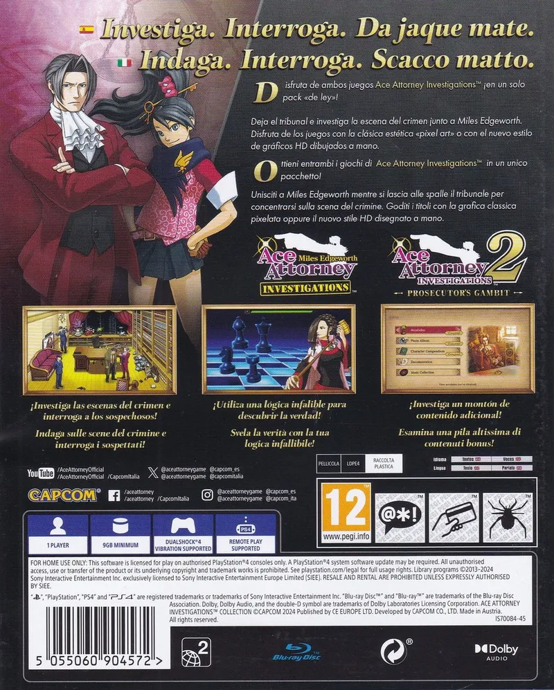 Ace Attorney Investigations - Collection - IT ES
