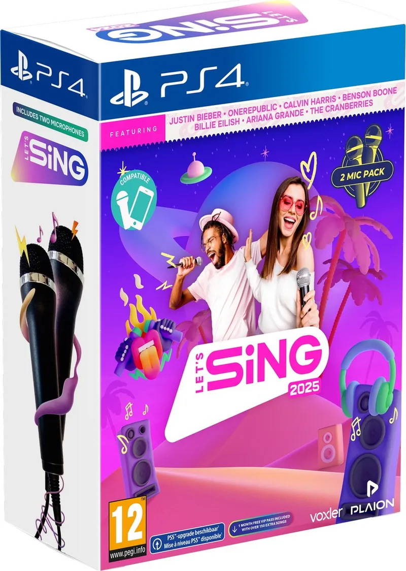 Let's Sing 2025 + 2 Microfoons - International Edition