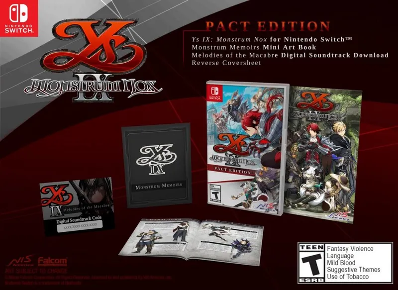 NIS America Ys IX: Monstrum Nox Pact Edition, , T (Tiener