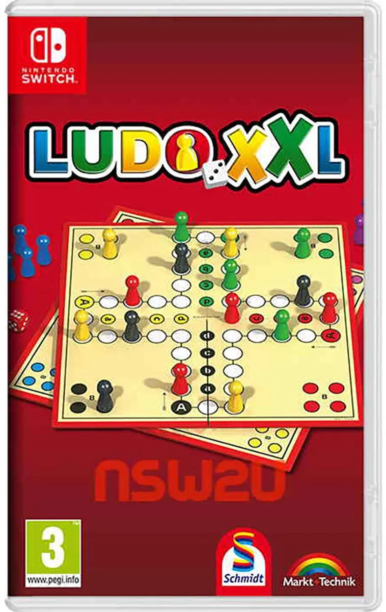 Nintendo Games Ludo Xxl Code In Box Transparant PAL