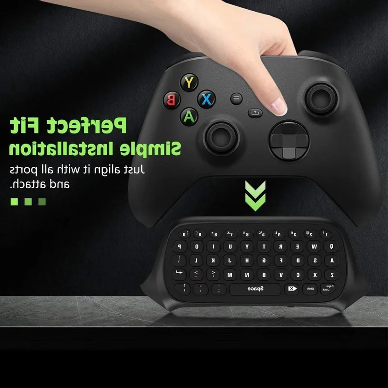 Compact Verlicht Mini Toetsenbord voor en - Gamepad met Hoofdtelefoon- en Audioaansluiting, Ideaal voor Gamers