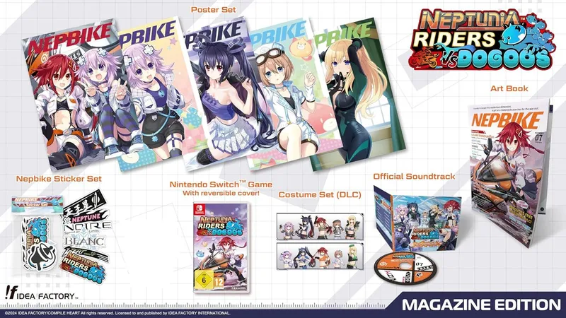 Neptunia Riders VS Dogoos (Magazine Edition) - - Action