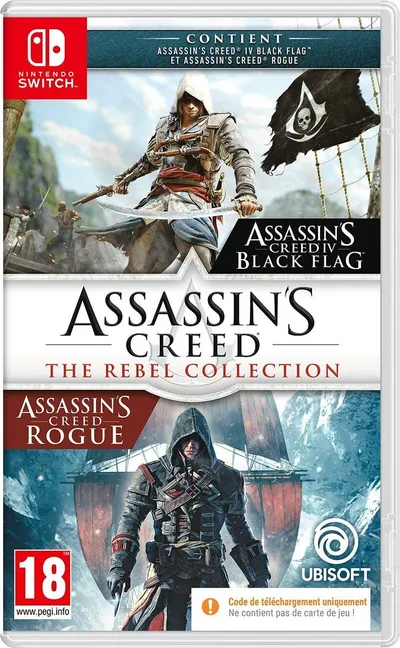 Dailygoods- -game Actie-/avonturenspel - Assassin's Creed - Rebel Collection - Code in de doos - Geschikt voor - Spannende gameplay - Spel