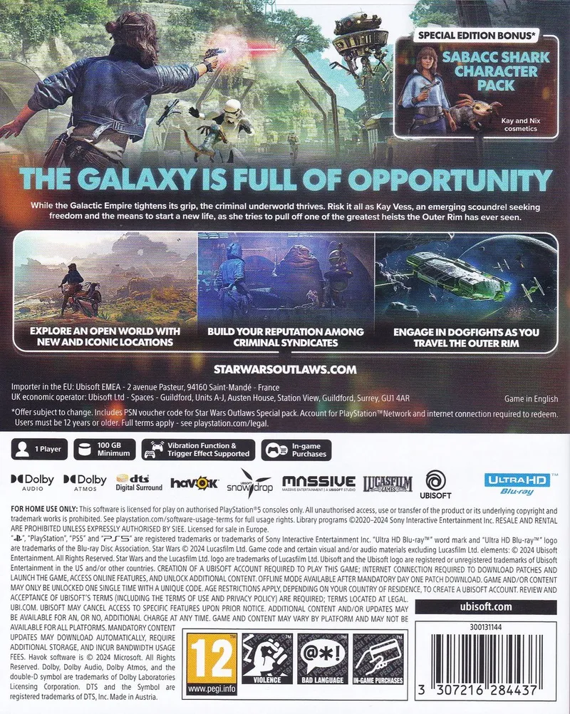 Star Wars Outlaws - Special Edition