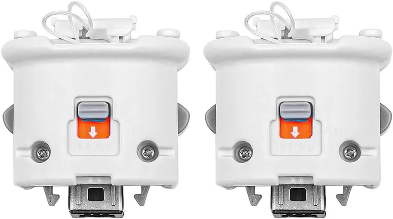 Allecto- Bewegingssensor Adapter - Extern - Compatibel voor Wii Afstandsbediening - 2 Stuks - Motion Plus Adapter Accelerator - Handvat Sensator