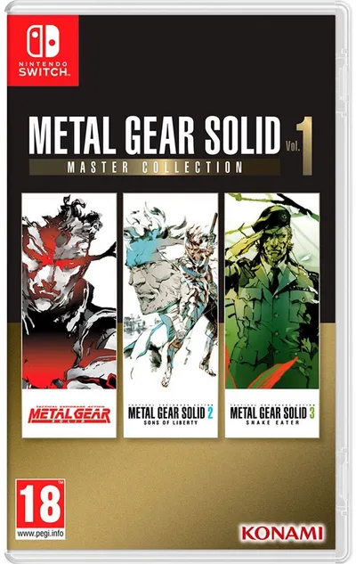 Nintendo Games Metal Gear Solid Master Collection Vol 1 Transparant