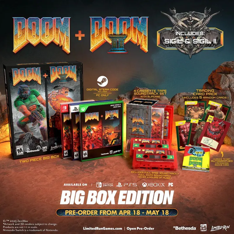 DOOM + DOOM II Big Box Edition (Limited Run Games)