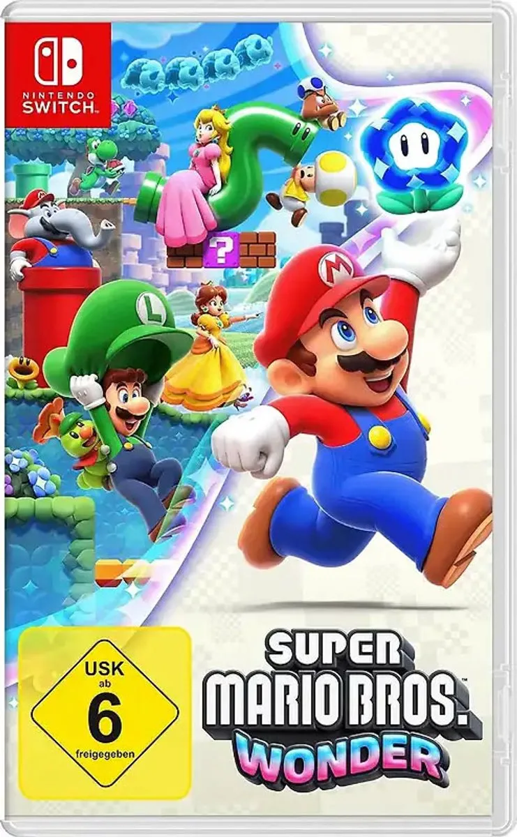 Nintendo Super Mario Bros. Wonder Standaard Traditioneel Chinees, Duits, Nederlands, Engels, Spaans, Frans, Italiaans, Japans, Koreaans, Portugees, Russisch