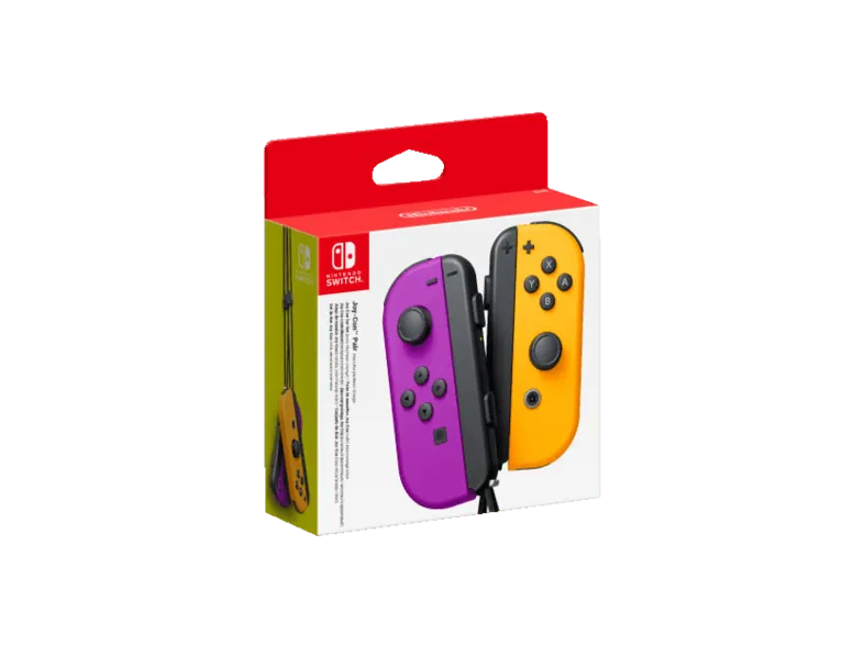 Joy-Con Controller Pair (Neon Purple / Neon Orange