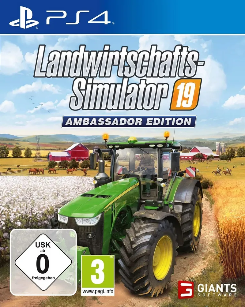 Farming Simulator 19 Ambassador Edition (verpakking Duits, game Engels
