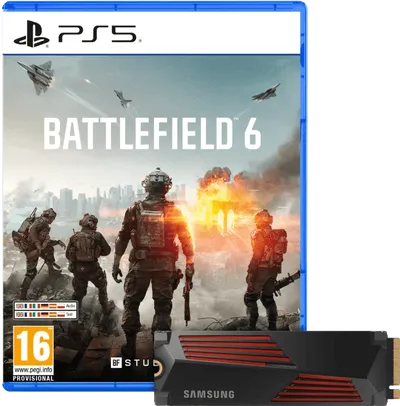 Battlefield 6 + Samsung 990 Pro 4TB Heatsink NVMe SSD