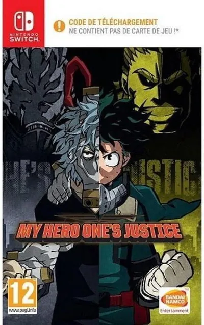My Hero One's Justice Jeu - Code in a box