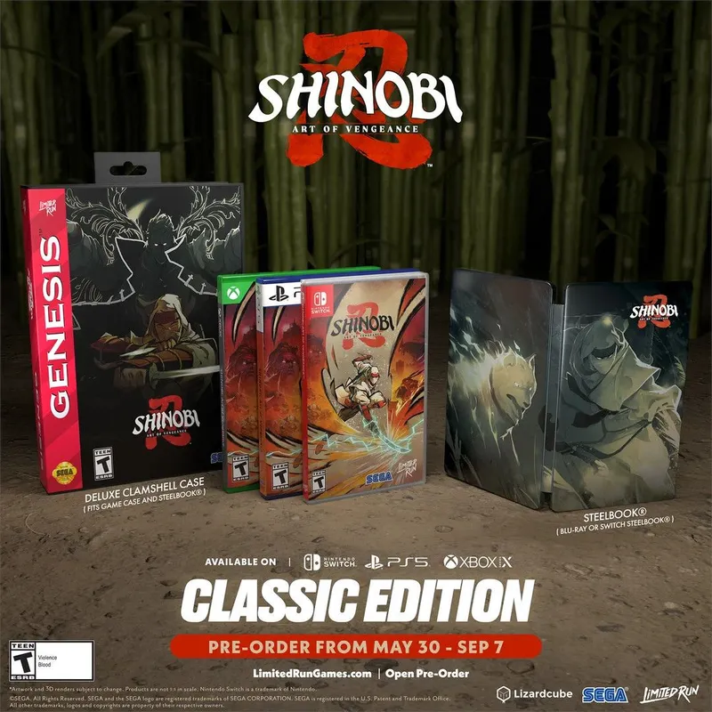 Shinobi Art of Vengeance Classic Edition (Limited Run Games)