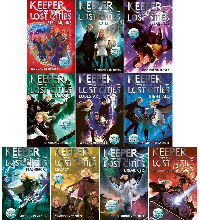 Dailygoods- Boeken Set Ultimate Keeper of the Lost Cities - Fantasy Boeken - Telepathische Magie - Avontuur - 10 Boeken - Complete Collectie - Boekenset