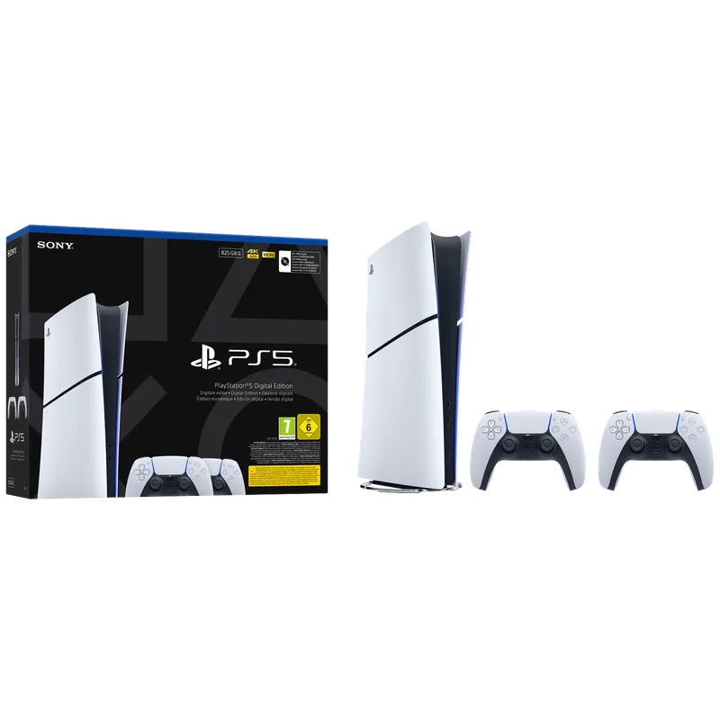 Digital Edition 825 GB + 2 Dualsense Wireless Controllers (SLIM VERSION