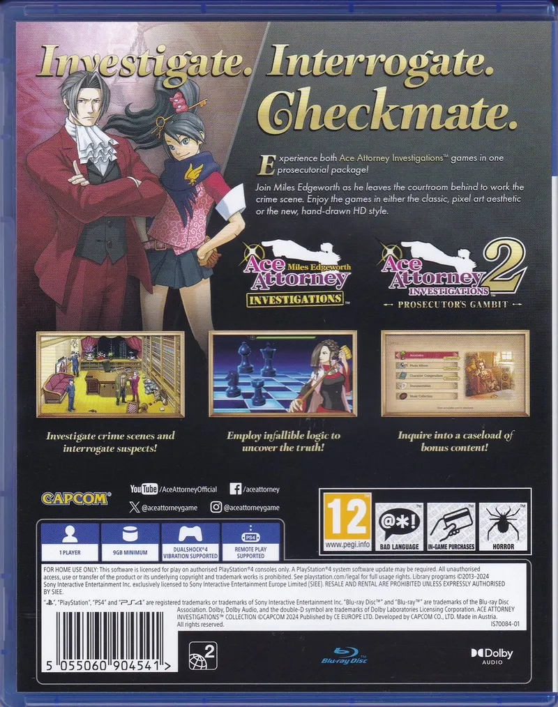 Ace Attorney Investigations Collection