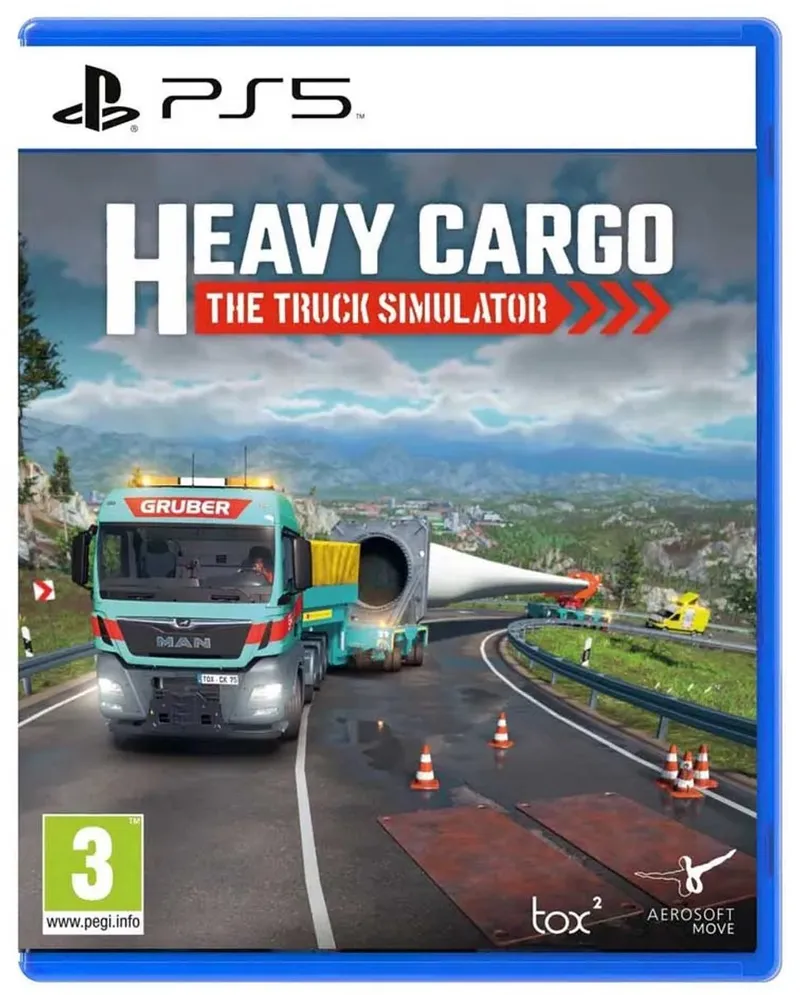 Playstation Games Heavy Cargo Simulator Transparant PAL