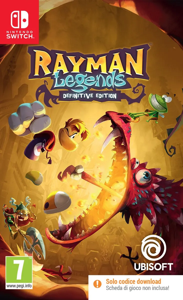 Ubisoft Rayman Legends: Definitive Edition, , Multiplayer modus, 10 jaar en ouder, Download