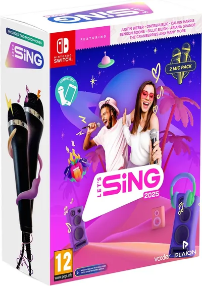 Let's Sing 2025 + 2 Microfoons - International Edition
