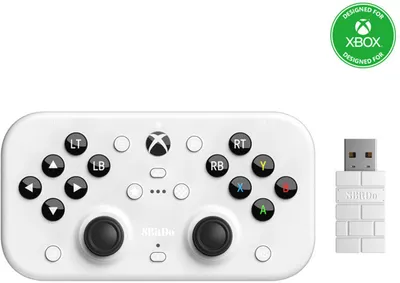 8Bitdo Lite SE Wit RF/USB Gamepad Analoog/digitaal , ,