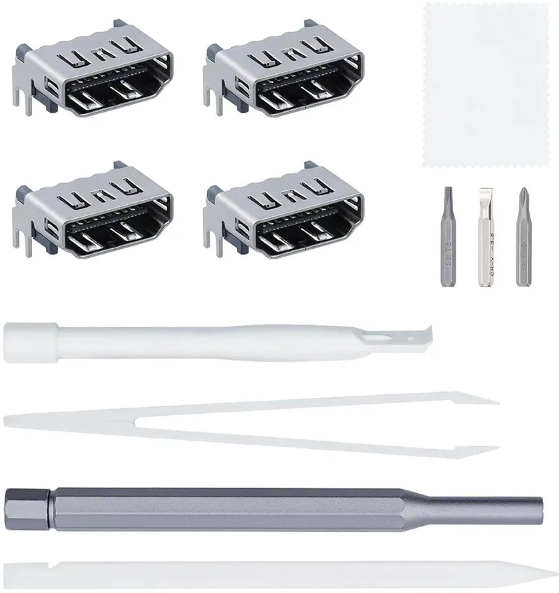 4-delige HDMI Poort Vervangingsset voor Digital Edition/UHD met Installatietools en Accessoires voor Gaming